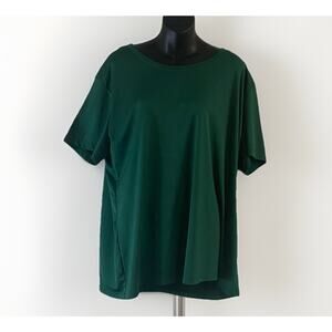 ALO Shirt Men Green Performance 3X Tee Gym Training Activewear Lightweight Run